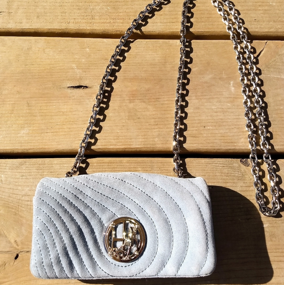 Henri Bendel mini suede crossbody